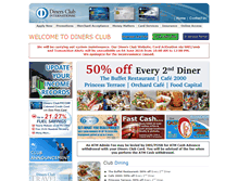 Tablet Screenshot of dinersclub.com.sg