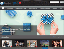 Tablet Screenshot of katalog.dinersclub.si