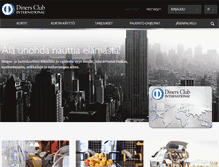Tablet Screenshot of dinersclub.fi