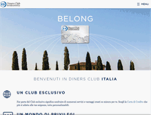 Tablet Screenshot of dinersclub.it