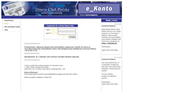 Desktop Screenshot of e-account.dinersclub.pl